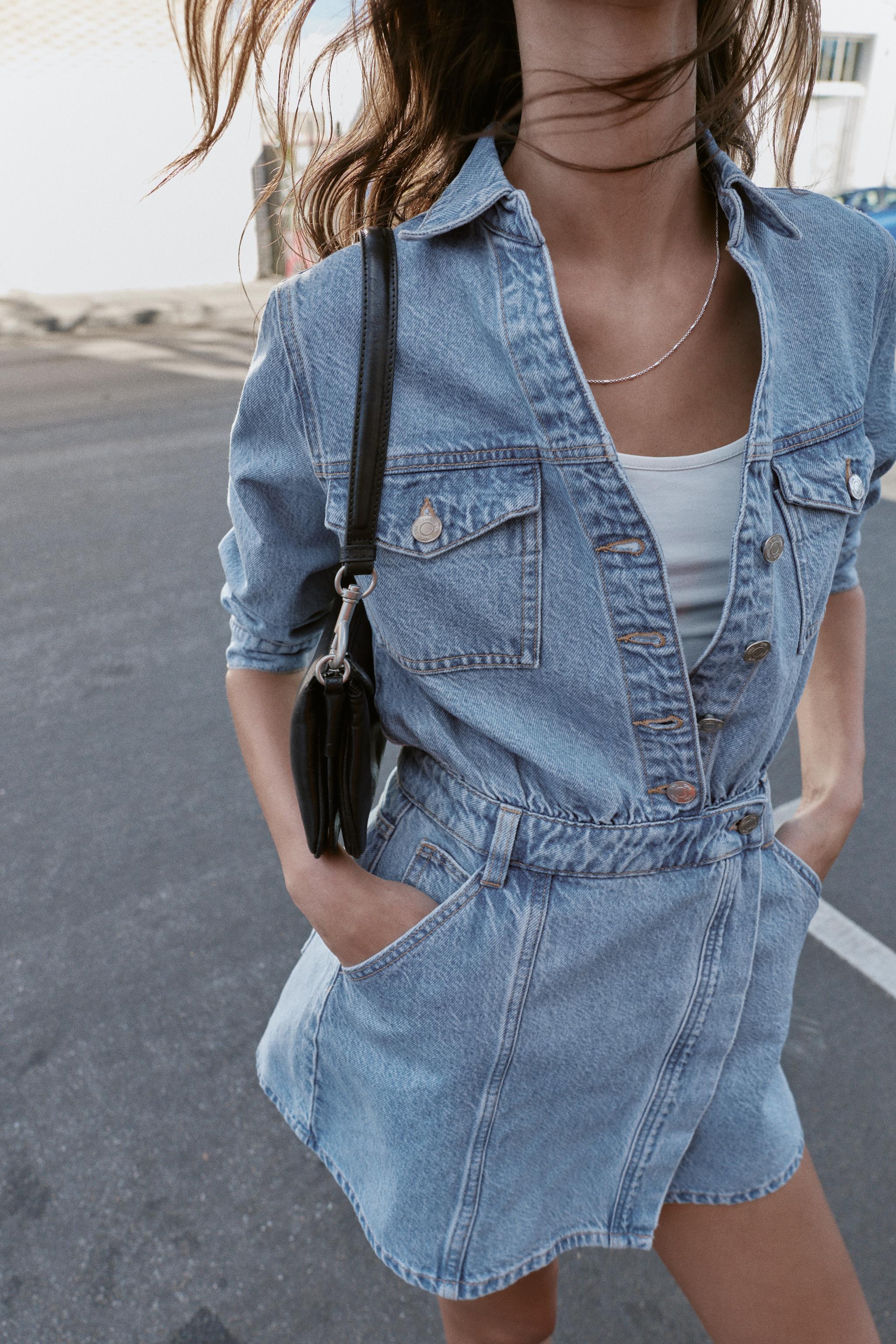 Z1975 SHORT DENIM DRESS
